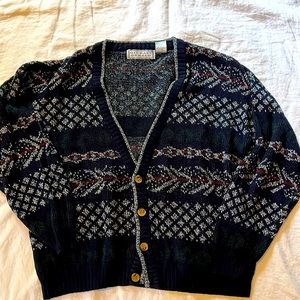 Oversized vintage 90s cardigan